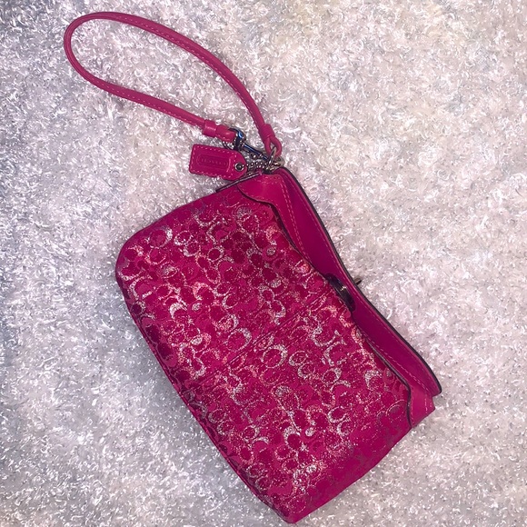 Coach Glitter Letter Clutch Purse - Picture 2 of 11